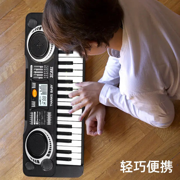 Introductory Keyboard Musical Instrument Piano 37 Key Folding Electronic