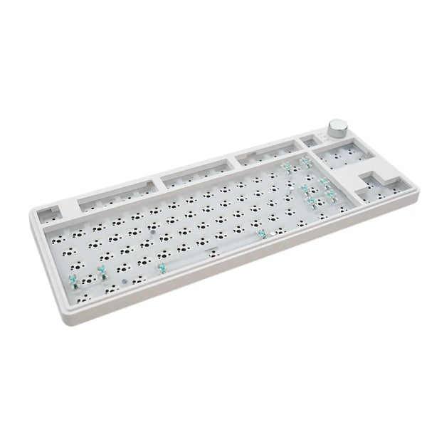 MATHEW MK86 Kit/Barebone TKL RGB 3 Mode Mechanical PC/Polycarbonate Plate Gasket Structure Hot Swappable Wireless