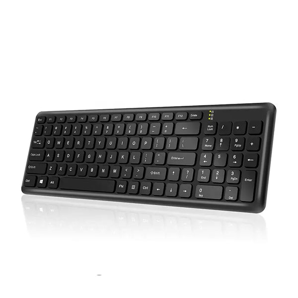 2024 Ultra Slim Computer Keyboard 96 Keys Chocolate Keys Wireless Home Office USB gaming for Laptop