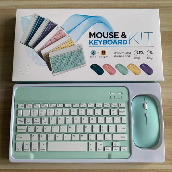 Manufacturers Wireless Keyboard and Mouse Mini Rechargeable Spanish With Mouse Russian For PC Tablet Phone