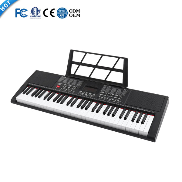 USB MP3 digital keyboard piano 61 keys musical instruments synthesizer China pianos for beginners