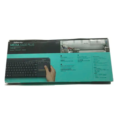 Logitech K400 Plus Wireless Touch Keyboard w/ Touchpad for Android Smart TV