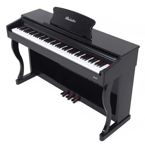 Upright 81 digital electronic 88 keys hammer action piano MIDI