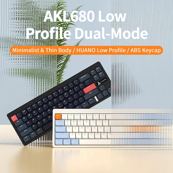 AKL680 Low Profile Mechanical Keyboard Gaming 68 Key Gaming for game/office