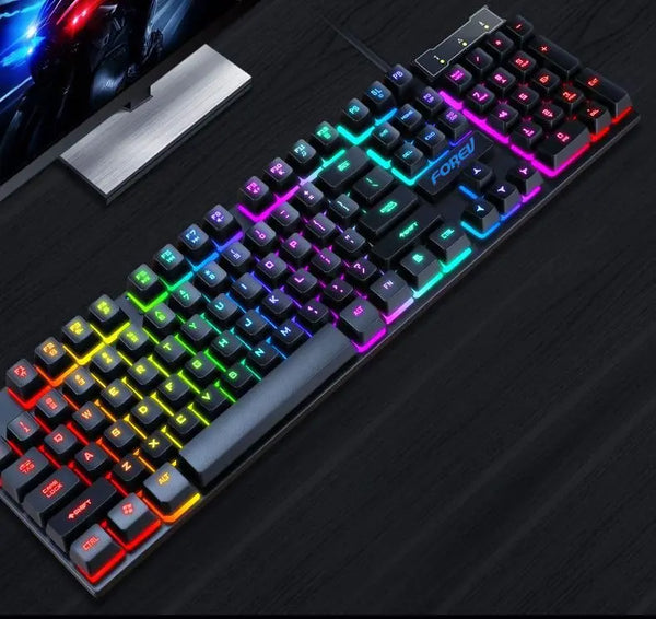 High Quality Wired Slim Gaming Mouse Keyboard Set RGB Backlit gaming mouse combo Computer Mouse and Gamer