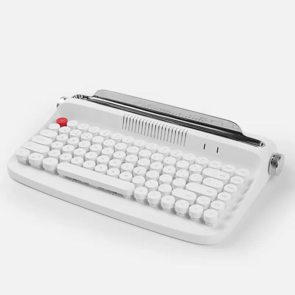 Bluetooth Wireless Office Typewriter Feel Keyboard Tablet PC Fashion Retro Round Retro Typewriter Mechanical Wireless