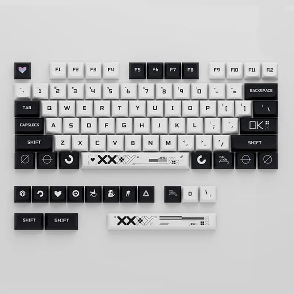 Mechanical Keyboard PBT Keycap for 61 64 68 84 Keys 60% 75% 80% XDA OEM Profile Keys Double Shot Keycaps