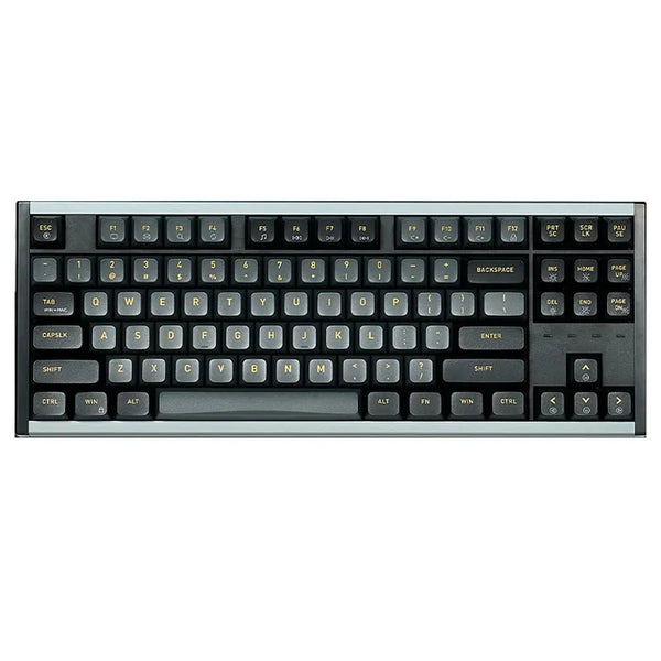 Aluminum Keyboard 75% RGB Backlight PBT Keycap Custom Ergonomic Mechanical 87keys For Gamer