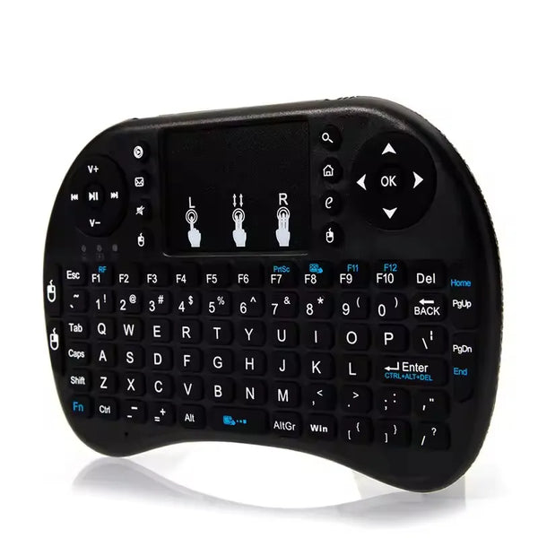 Mini Keyboard Backlit English Russian Spanish Air Mouse 2.4ghz Wireless Touchpad Handheld For Tv Box Android