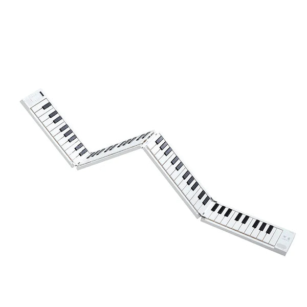 midiplus Folding piano 88 Digital Music Instrument 88 Keys White Black Portable Fold Splicing Piano Organ Electronic