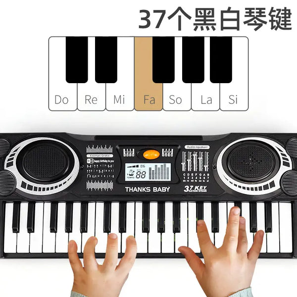 Introductory Keyboard Musical Instrument Piano 37 Key Folding Electronic