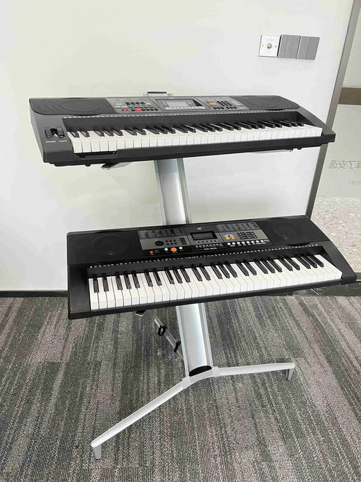 Aluminium keyboard piano professional spider stand music with stand