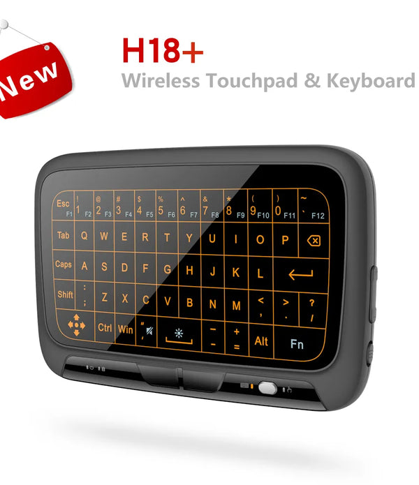 H18+ 2.4g RF keyboard touch wireless keyboard with touchpad