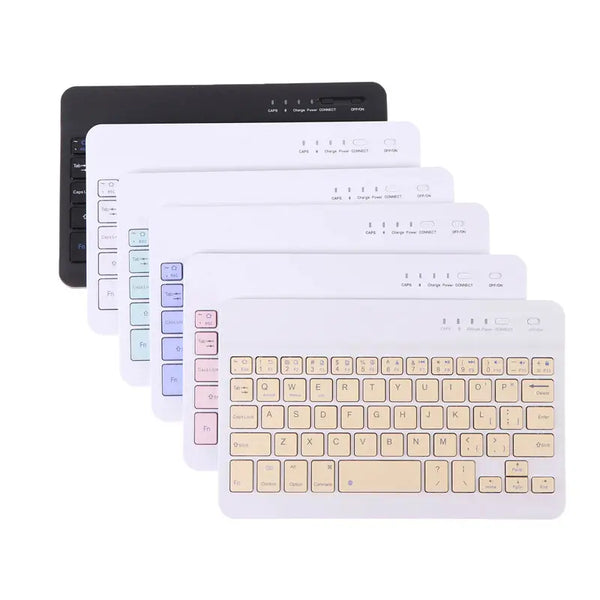 2024 Original factory ultrathin 10 and 7 inch wireless and mouse combo for tablet can oem various languages pattern