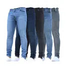 2022 New Arrivals Men Stretch Skinny Jeans Fashion Casual Slim Fit Denim Trousers Male Male Brand