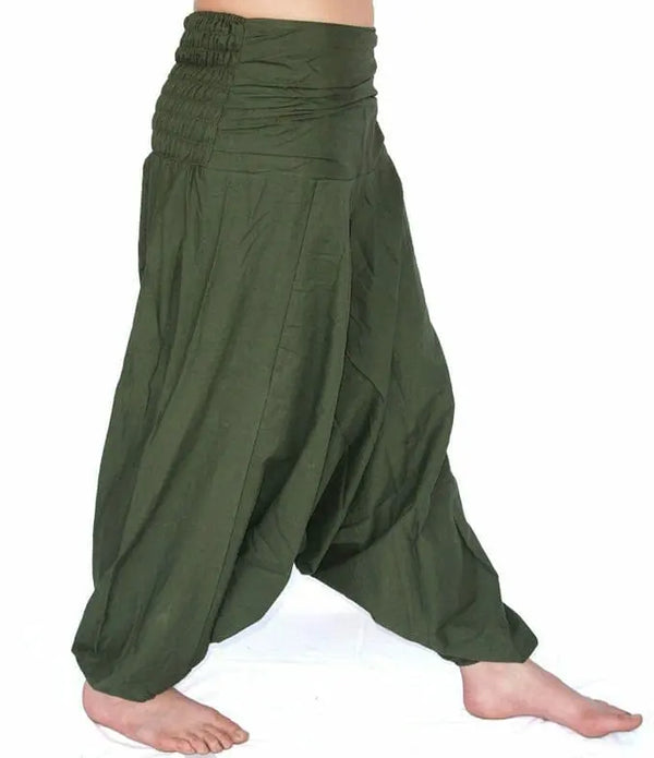 Plain Cotton Simple Dhoti Pants for Woman