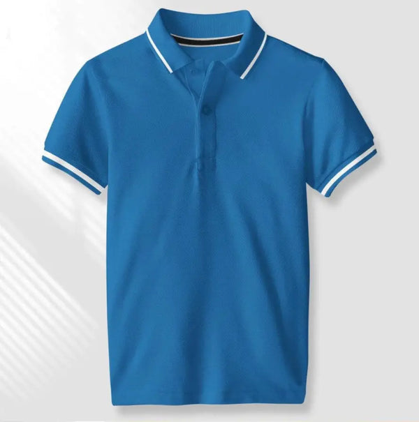 Wholesale Fashionable Breathable Blank Golf Polo T- 100% Cotton Polo Custom Made Polo