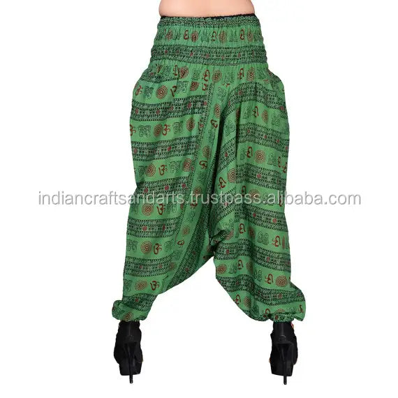 Indian Bohemian Harem pants. Cotton Baggy trousers Yoga Trousers Thai Dye , Women girls , Boho Hippie