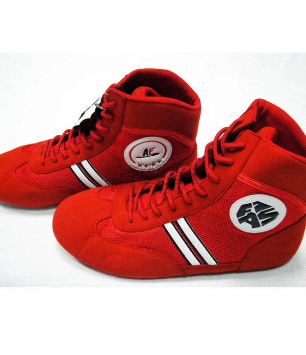 Custom Logo Sambo Shoes Leather Martial Arts Footwear Sambo Wrestling