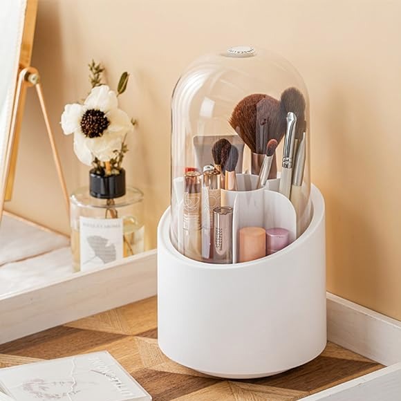 360 Degree Rotating Makeup Brush Holder