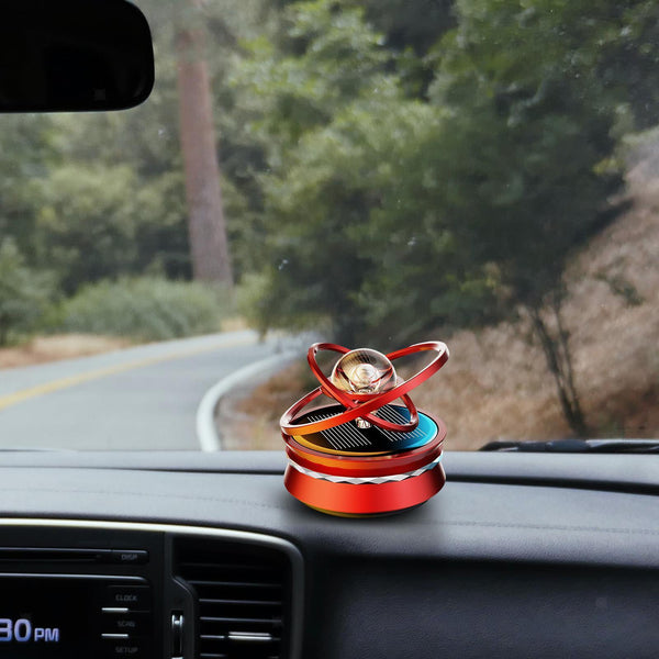 Solar Power Rotating Car/Room Air Freshener Perfume