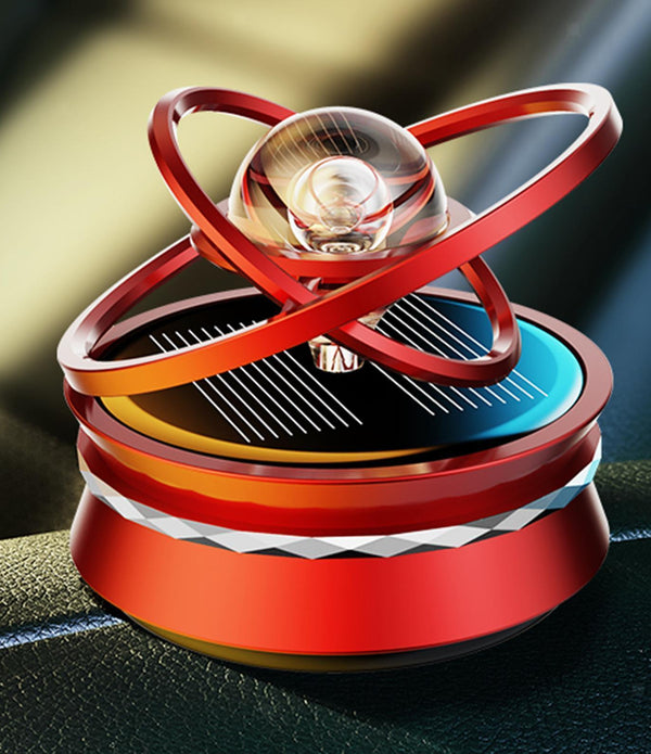 Solar Power Rotating Car/Room Air Freshener Perfume